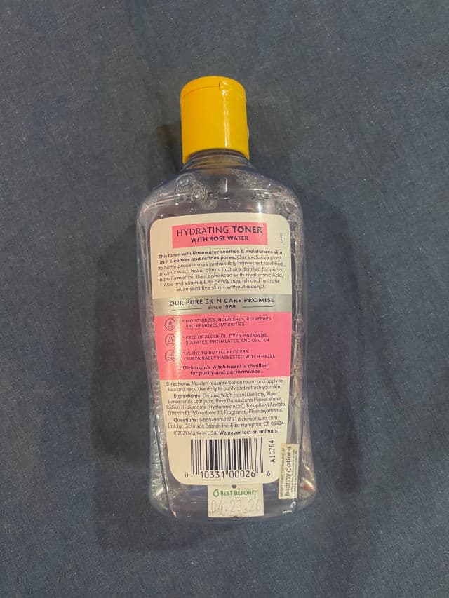 Dickinson's Hydrating Toner with Rose Water review photo by Monicaaaaa