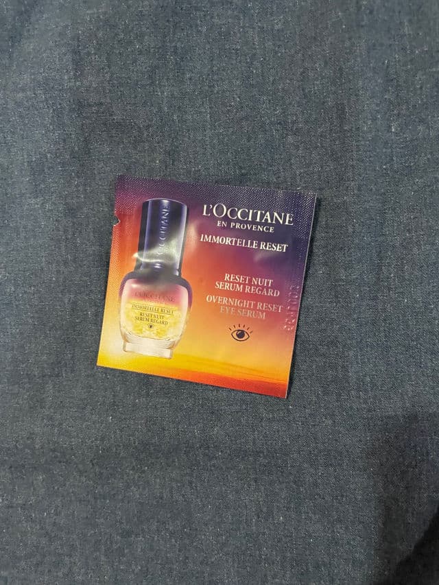 L'Occitane Immortelle Overnight Reset Eye Serum review photo by Monicaaaaa