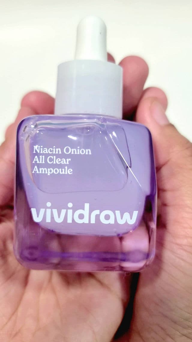 vividraw Niacin Onion All Clear Ampoule review photo by tjguida