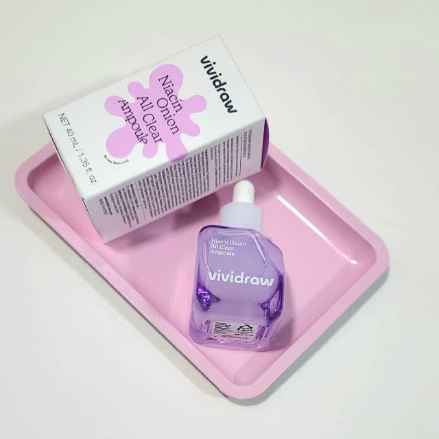 vividraw Niacin Onion All Clear Ampoule review photo by tjguida