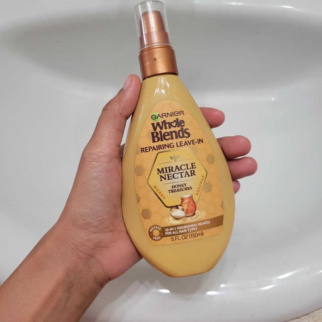 Garnier Miracle Nectar Honey 10-in-1 Leave-In Treatment review photo by tjguida