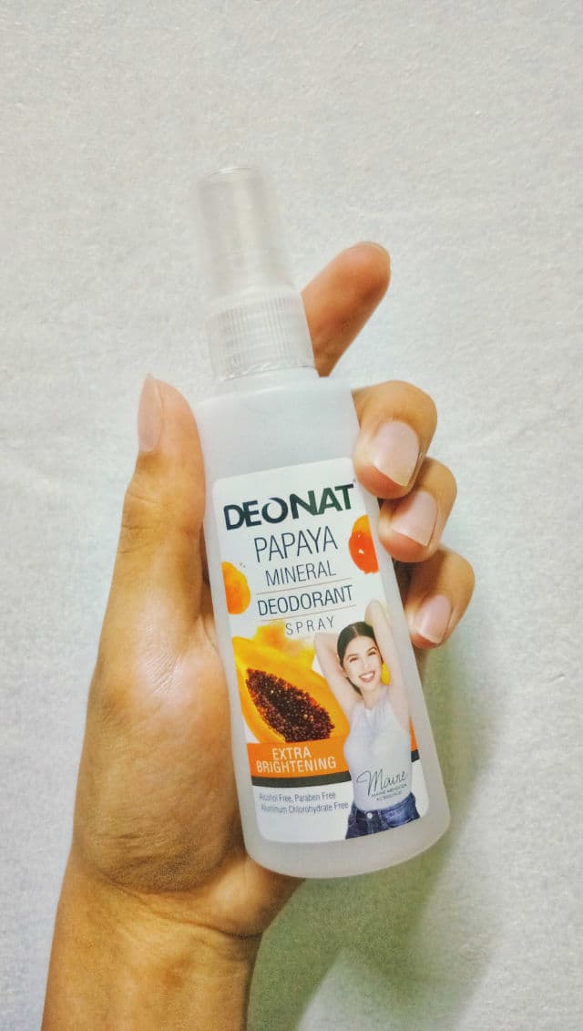 Deonat Papaya Mineral Deodorant Spray review photo by JgAV