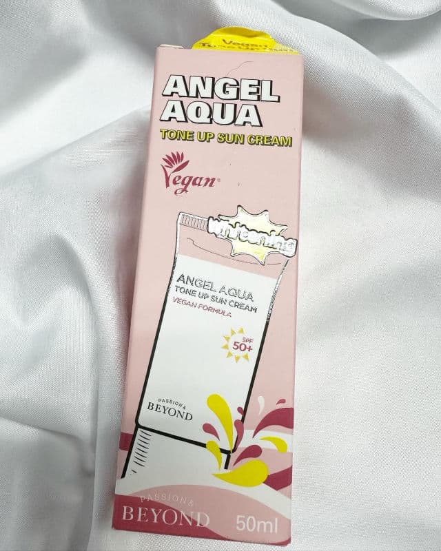Beyond Angel Aqua Tone Up Sun Cream SPF50+ PA++++ review photo by lucyyg10