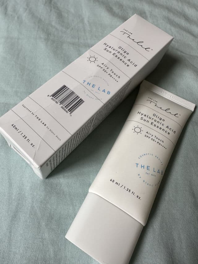 THE LAB by blanc doux Oligo Hyaluronic Acid Sun Essence SPF50+ PA++++ review photo by lucyyg10