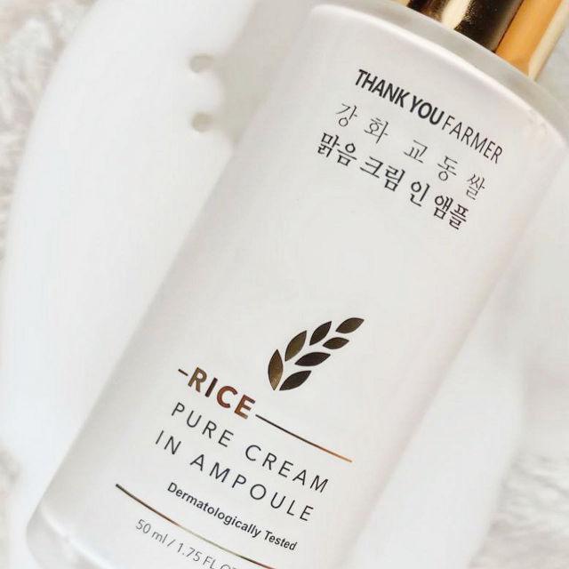 Rice Pure Cream in Ampoule product review