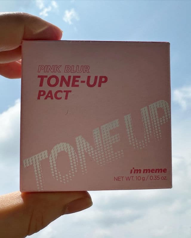 I'M MEME Pink Blur Tone-Up Pact review photo by lucyyg10