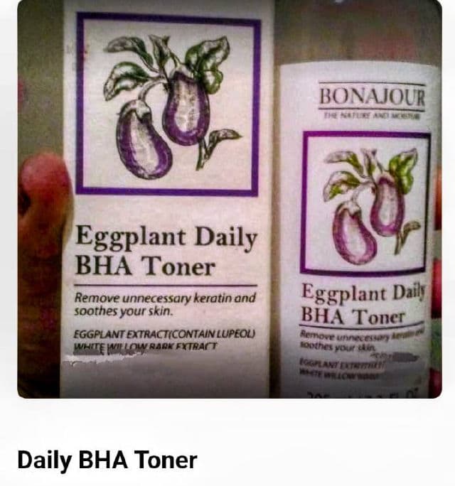 Bonajour Eggplant Daily BHA Toner review photo by MummahDarlingReviews