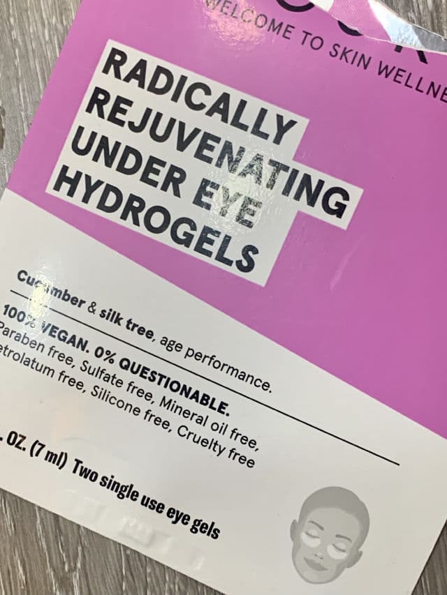 Acure Radically Rejuvenating Under Eye Hydrogel Mask review photo by BoxyLady