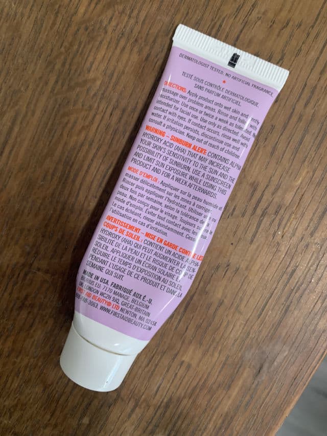 First Aid Beauty KP Bump Eraser Body Scrub review photo by BoxyLady