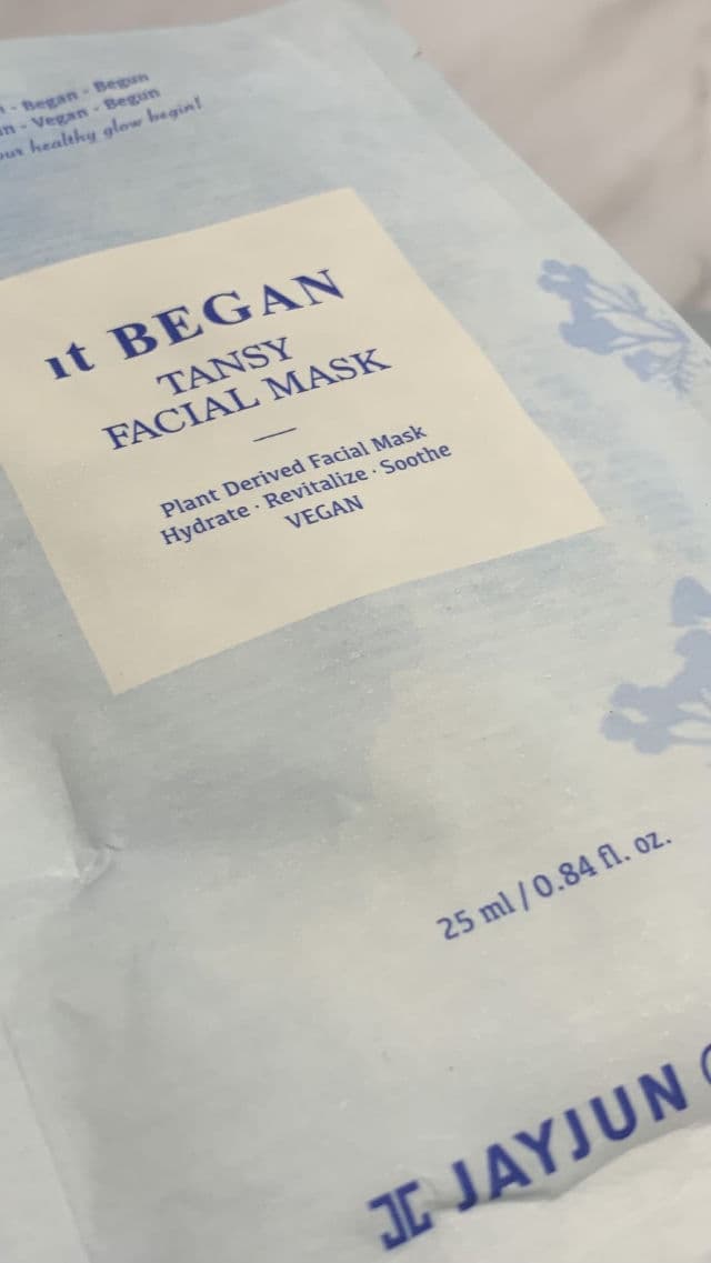 Jayjun It Began Tansy Facial Mask review photo by BoxyLady