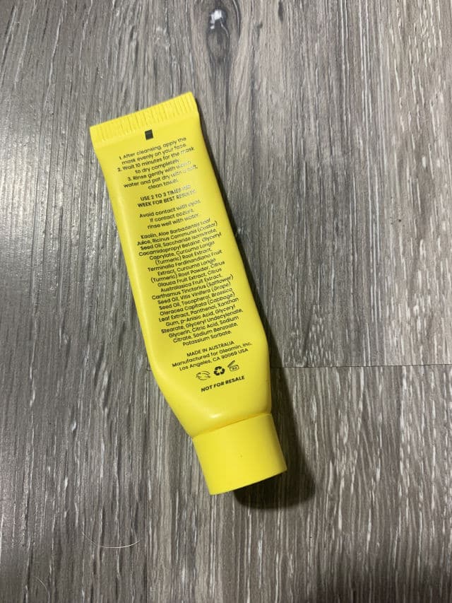 Gleamin Vitamin C Clay Mask review photo by BoxyLady