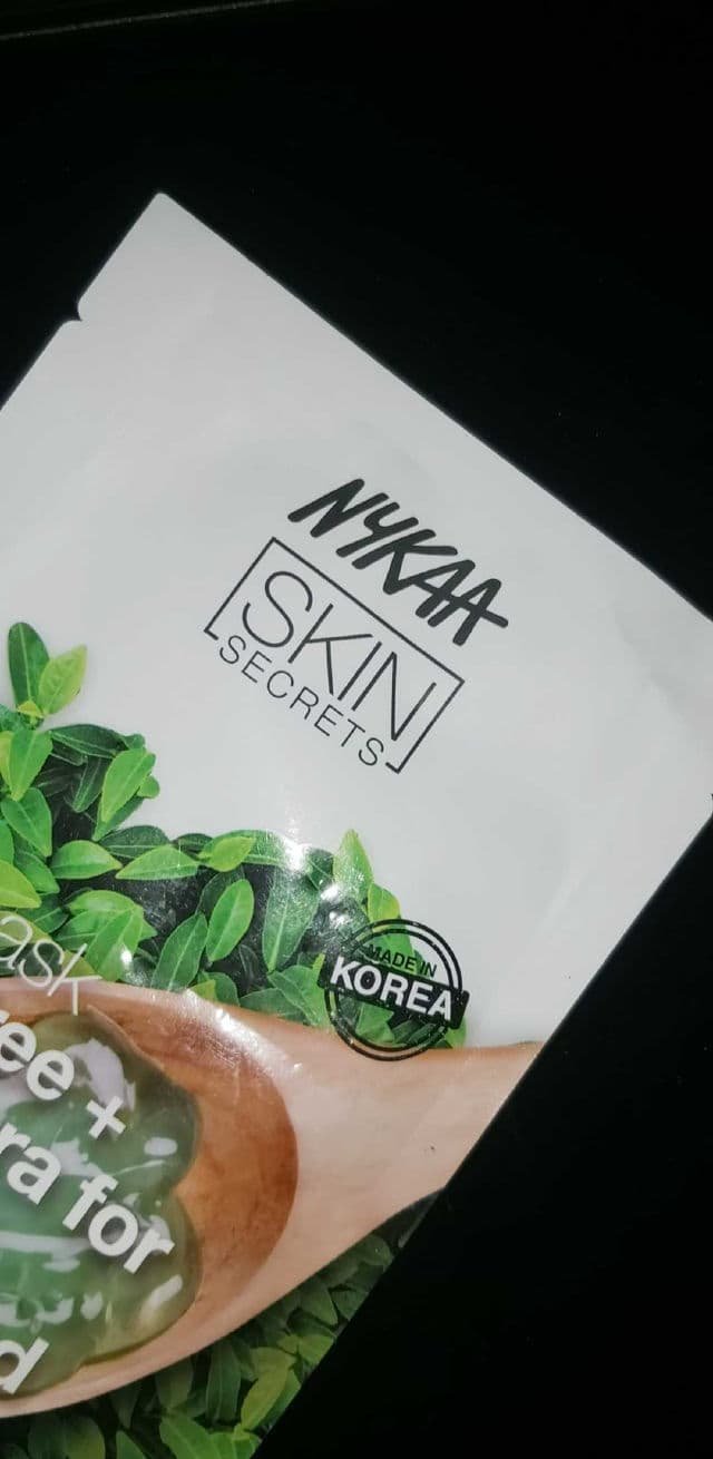 Nykaa Tea Tree + Aloe Sheet Mask review photo by demiskincare