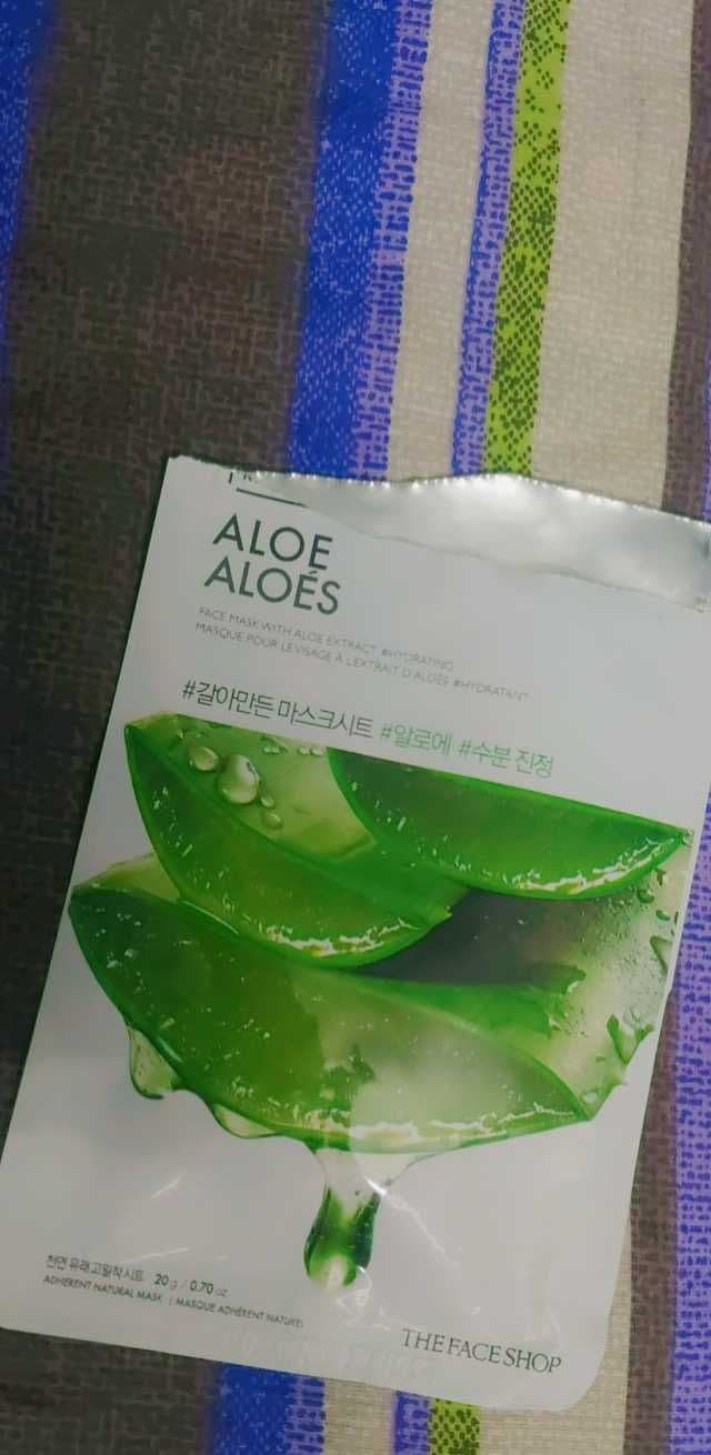 THE FACE SHOP Real Nature Face Mask Aloe review photo by demiskincare
