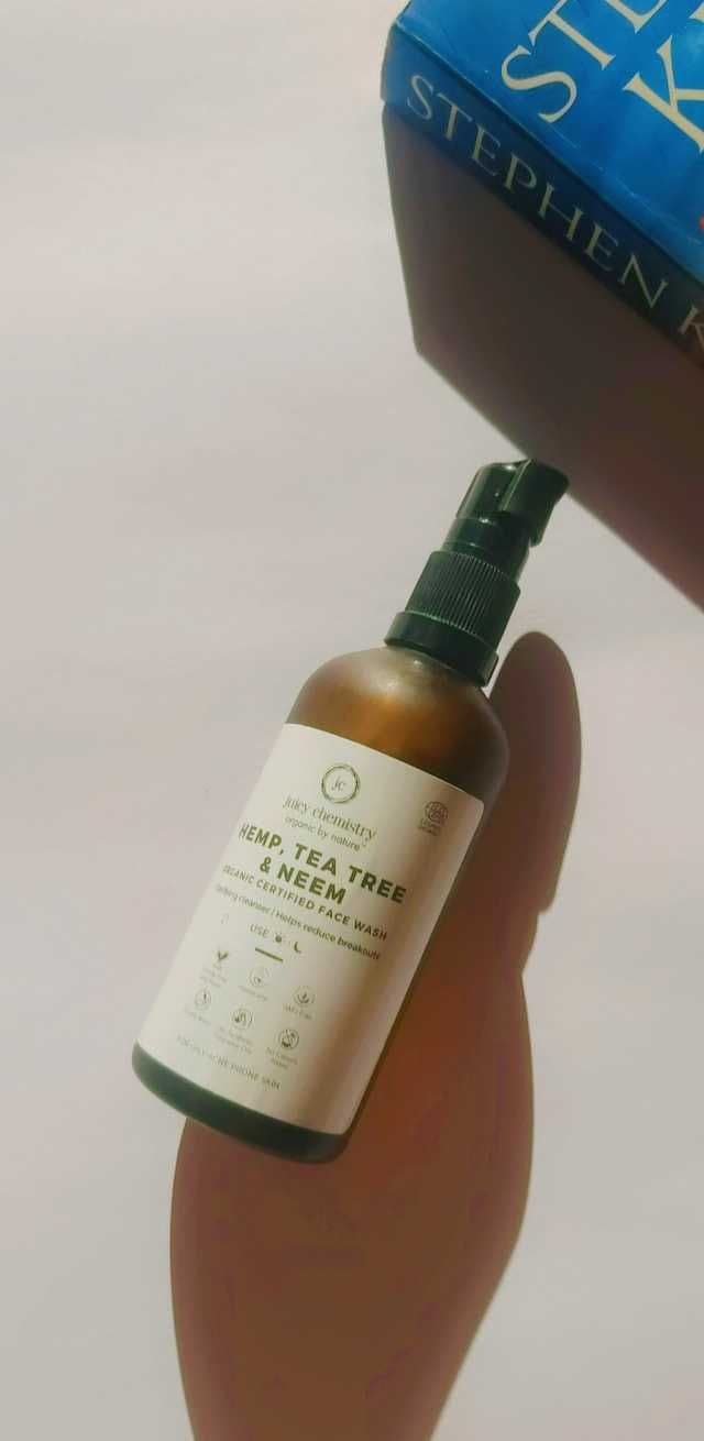 Juicy Chemistry Hemp, Tea Tree & Neem Organic Face Wash review photo by demiskincare