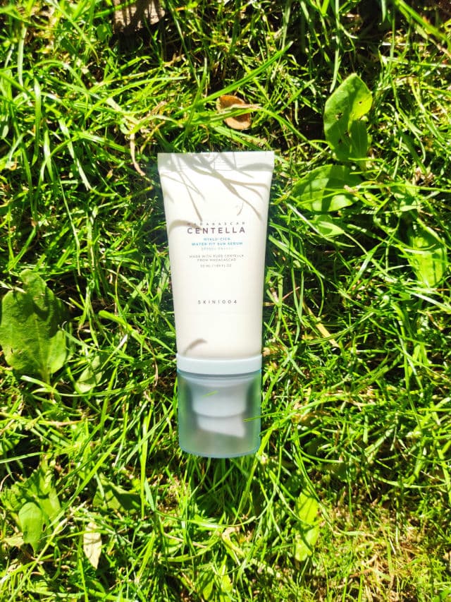SKIN1004 Madagascar Centella Hyalu-Cica Water-Fit Sun Serum SPF50+ PA++++ review photo by Mademoisellegenie
