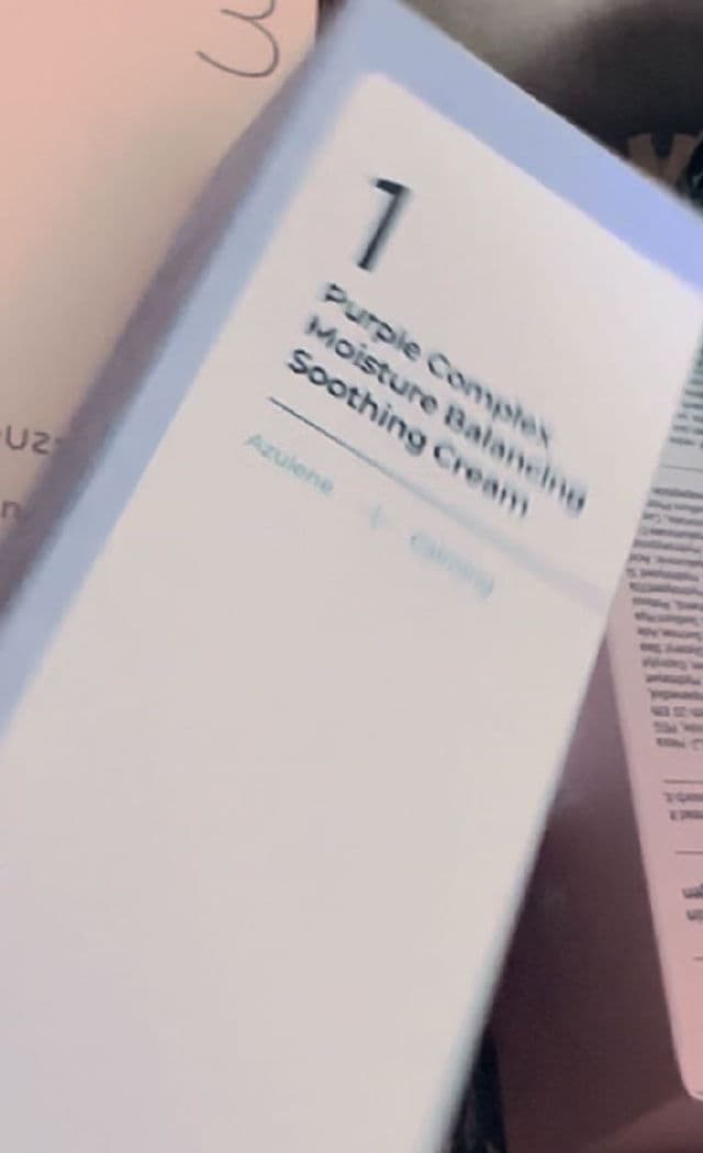 numbuzin No.1 Purple Complex Moisture Balancing Soothing Cream review photo by Jadorimama