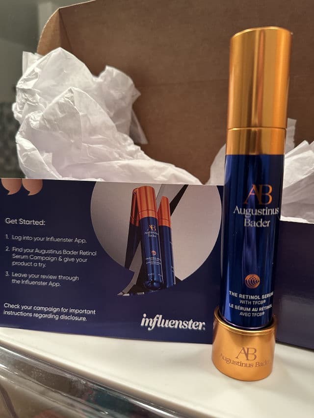 Augustinus Bader The Retinol Serum review photo by Jadorimama
