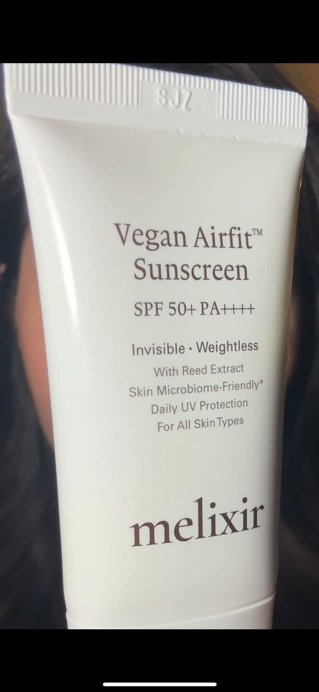 Melixir Vegan Airfit Sunscreen SPF50+ PA++++ review photo by Jadorimama