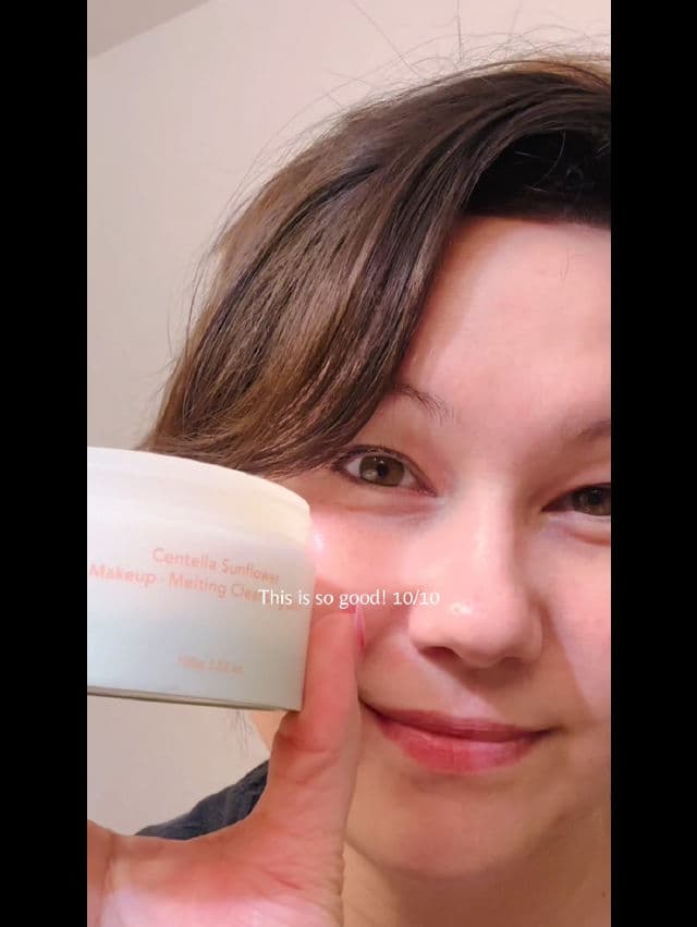 HaruHaru WONDER Centella Sunflower Makeup-Melting Cleansing Balm review photo by Jadorimama