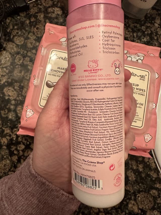 The Creme Shop Hello Kitty Pure Cure Strawberry Milk Toner review photo by Jadorimama