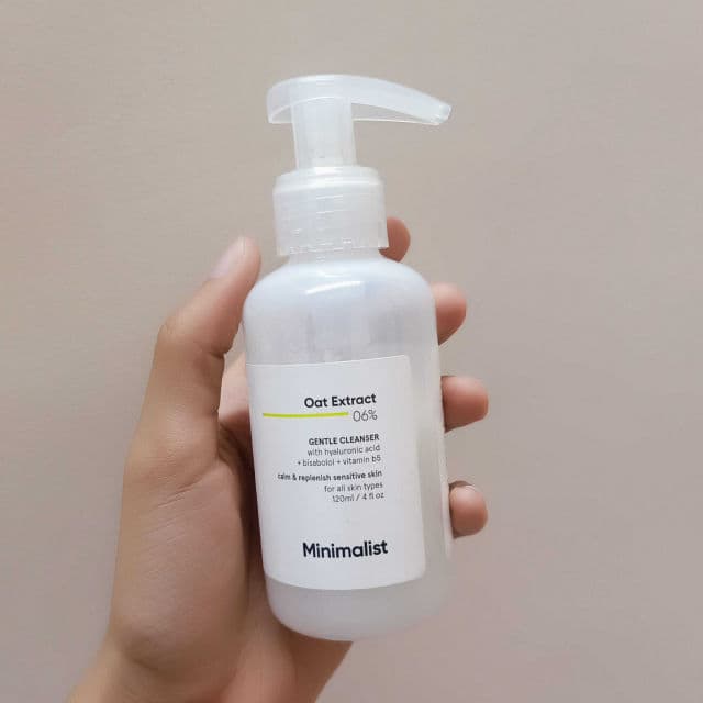 Minimalist Oat Extract 06% Gentle Cleanser review photo by laya