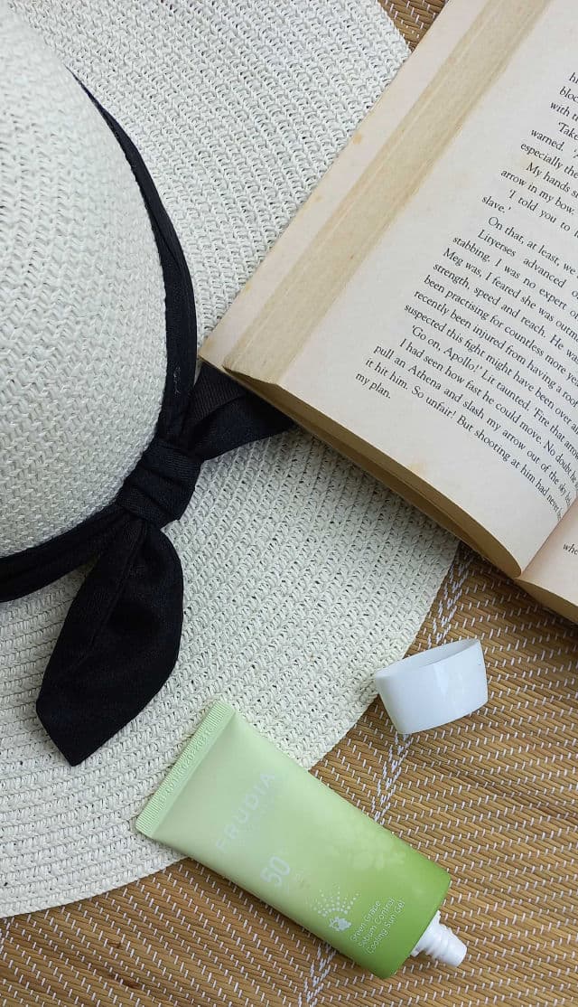 Frudia Green Grape Sebum Control Cooling Sun Gel SPF 50+/PA++++ review photo by peachybaby