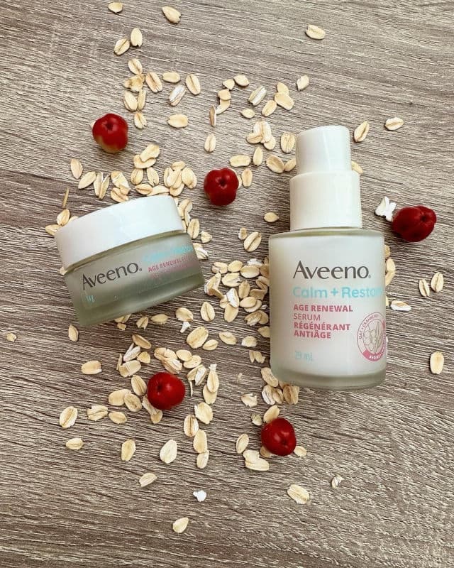 Aveeno Calm + Restore Age Renewal Serum review photo by rawreviewsca