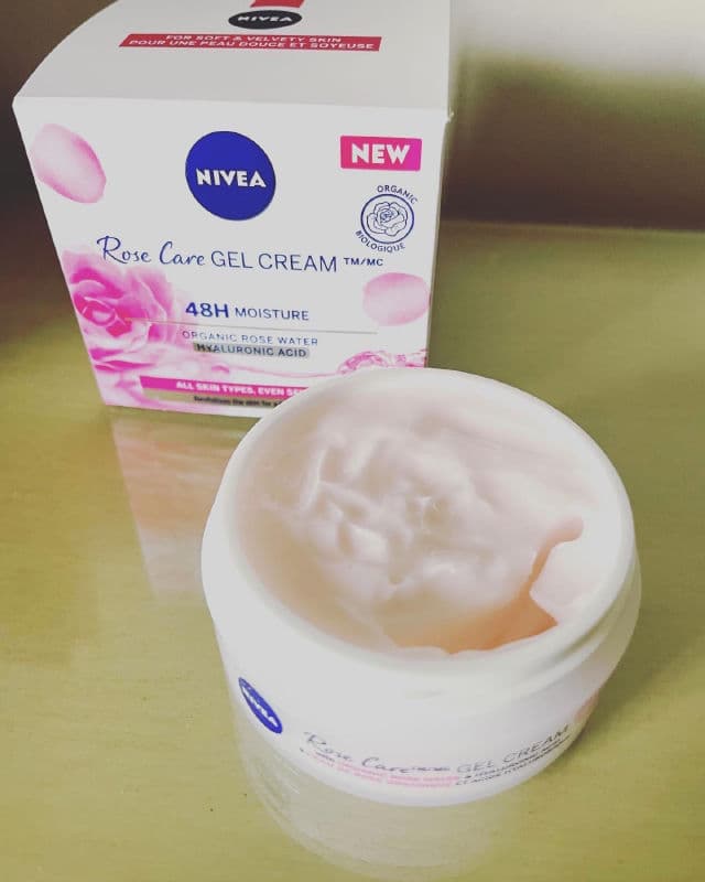 Nivea Rose Care Moisturising Gel Cream with Organic Rose Water & Hyaluronic Acid  review photo by rawreviewsca