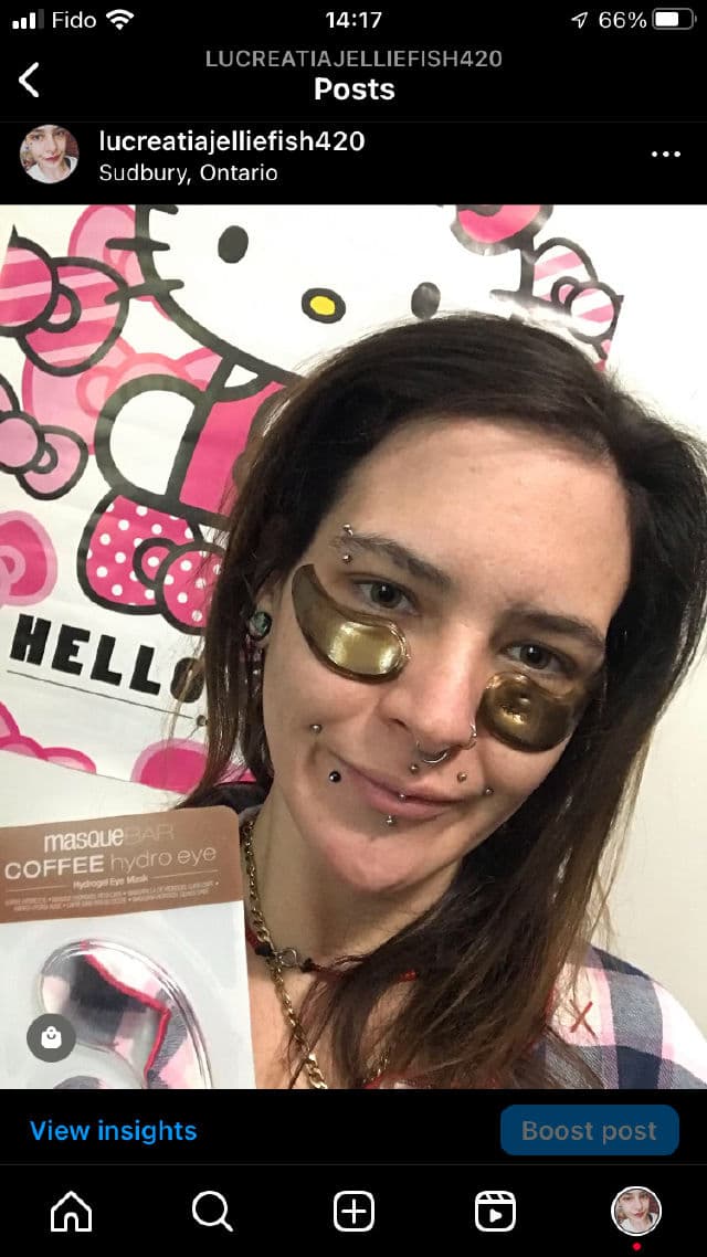Masque Bar Hydro Gel Eye Patch Coffee Mask review photo by Moonserpent
