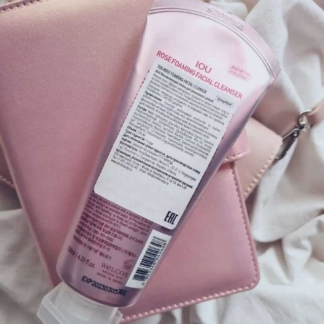 IOU Rose Foaming Facial Cleanser review photo by OhMorganMorgan