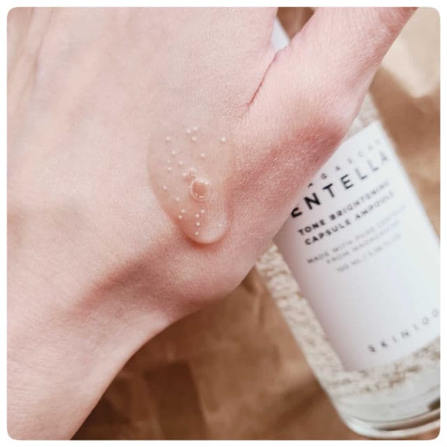 SKIN1004 Madagascar Centella Tone Brightening Capsule Ampoule review photo by OhMorganMorgan