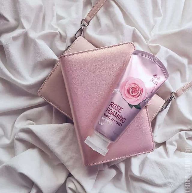 IOU Rose Foaming Facial Cleanser review photo by OhMorganMorgan