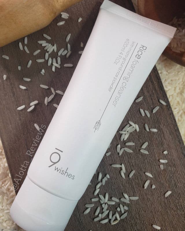 9Wishes Rice Foaming Cleanser review photo by AlottaxReviews