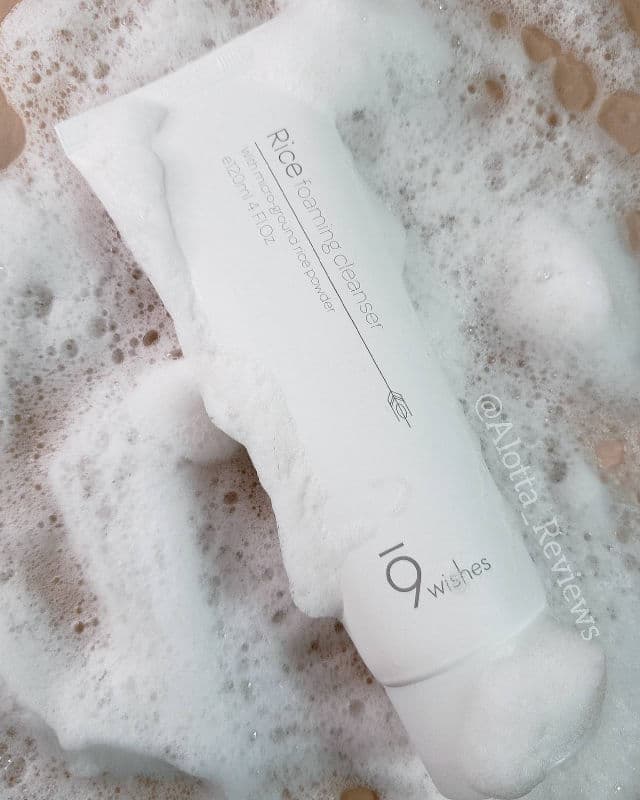 9Wishes Rice Foaming Cleanser review photo by AlottaxReviews