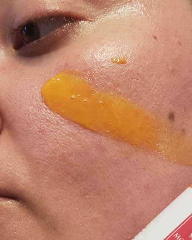 Morganna's Alchemy 24 Carrot Glow Encapsulated Astaxanthin + Bakuchiol Moisturizer review photo by AlottaxReviews