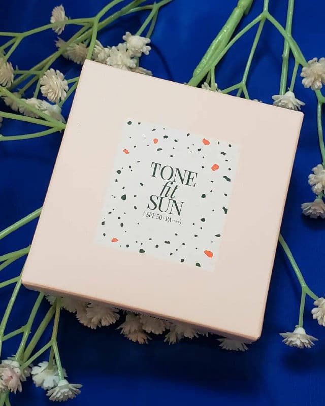 TONE fit SUN Vegan Tone-up Sun Cushion SPF50+ PA++++  review photo by AlottaxReviews