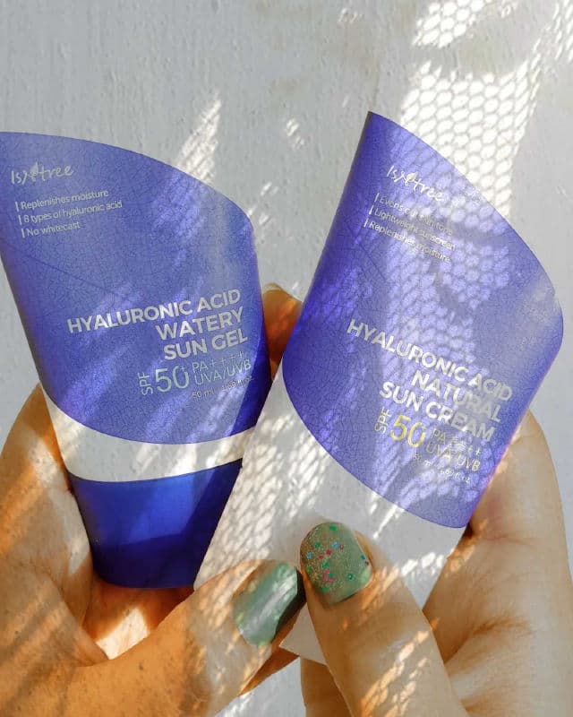 ISNTREE Hyaluronic Acid Natural Sun Cream SPF50+ PA++++ review photo by Nabilyos