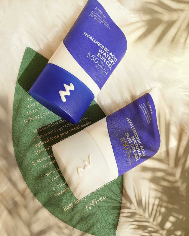 ISNTREE Hyaluronic Acid Watery Sun Gel SPF50+ PA++++ review photo by Nabilyos