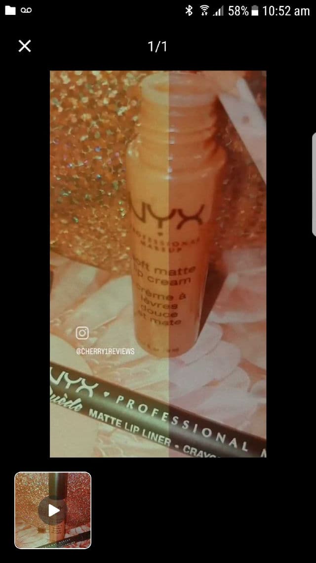 Nyx Cosmetics Soft Matte Lip Cream review photo by Cherryreveiws