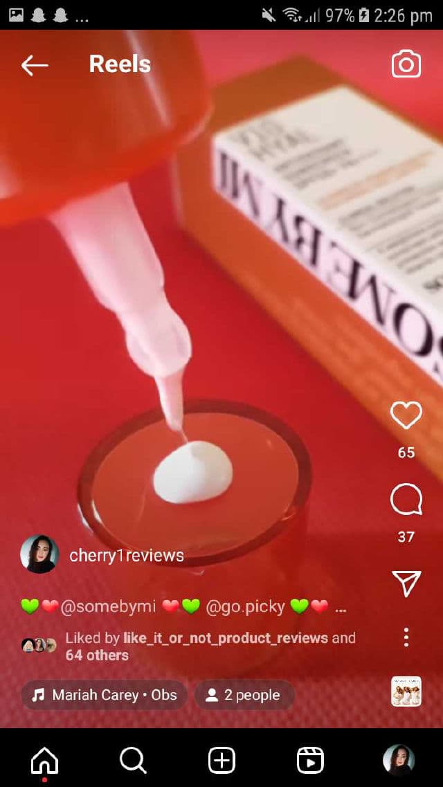 Some By Mi V10 Hyal Hydra Capsule Sunscreen SPF50+ PA++++ review photo by Cherryreveiws