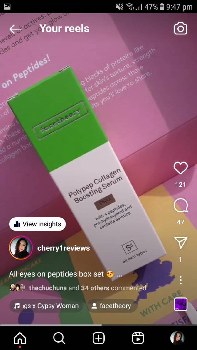 facetheory PolyPep Collagen Booster S8 Serum review photo by Cherry1reviews