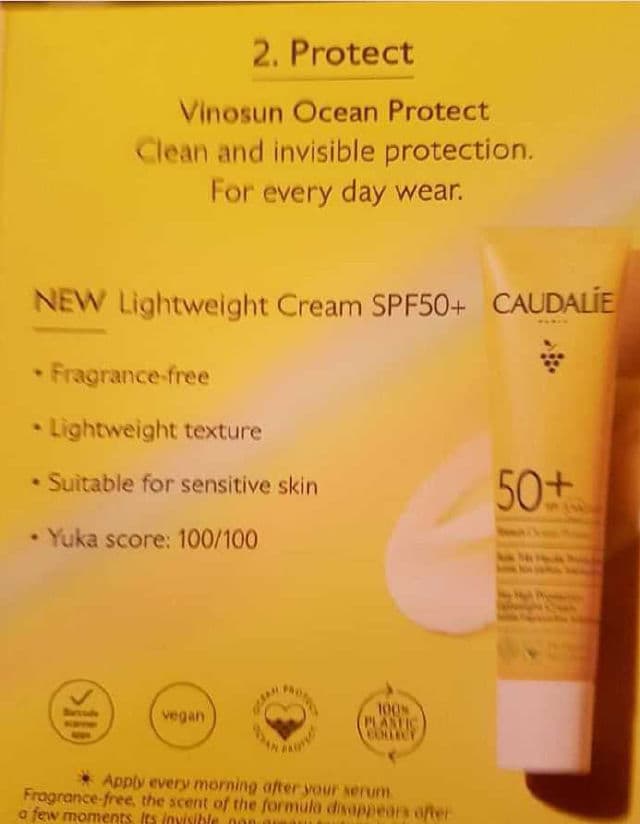Caudalie Paris Vinosun Ocean Protect SPF 50+ review photo by Cherryreveiws