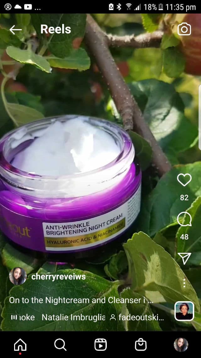 Fade Out Advanced + Age Protection Even Skin Tone Night Cream review photo by Cherryreveiws