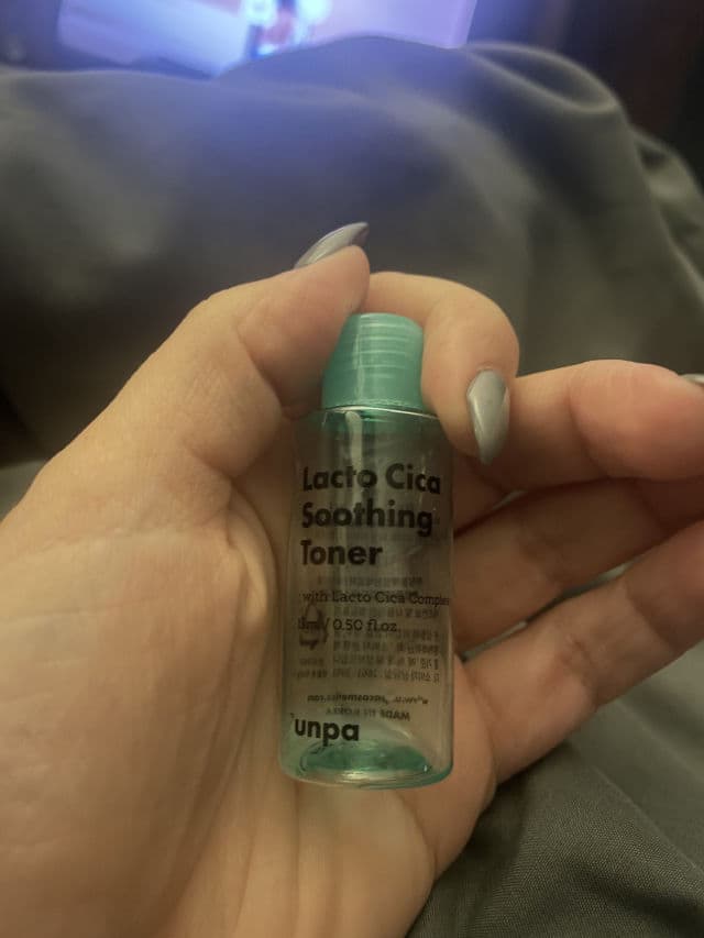 Unpa Lacto Cica Soothing Toner review photo by Thursday