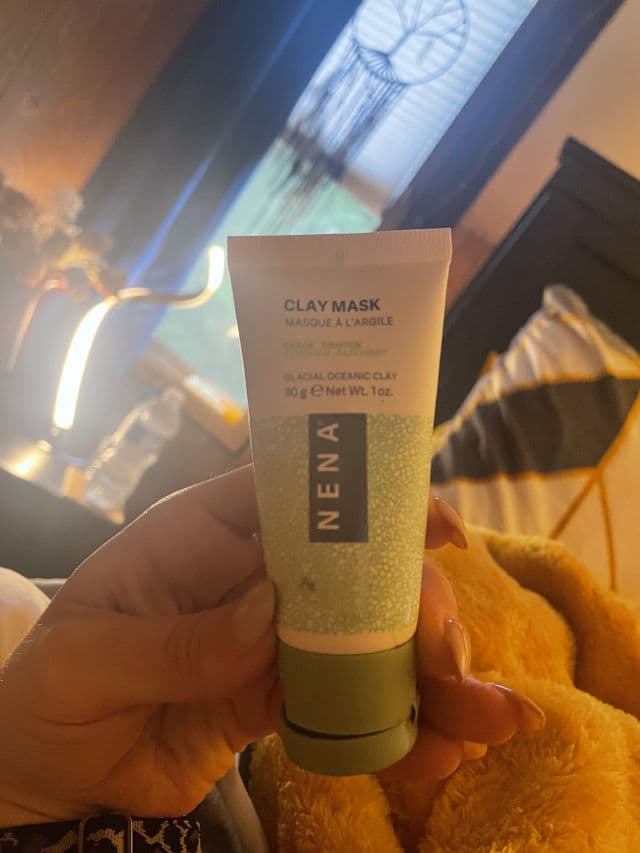 NENA Clay Mask review photo by Thursday