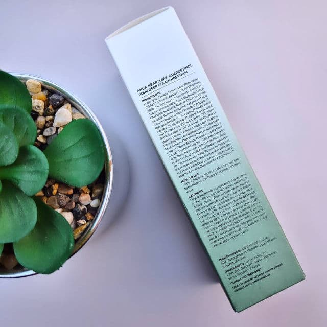 Heartleaf Quercetinol Pore Deep Cleansing Foam product review