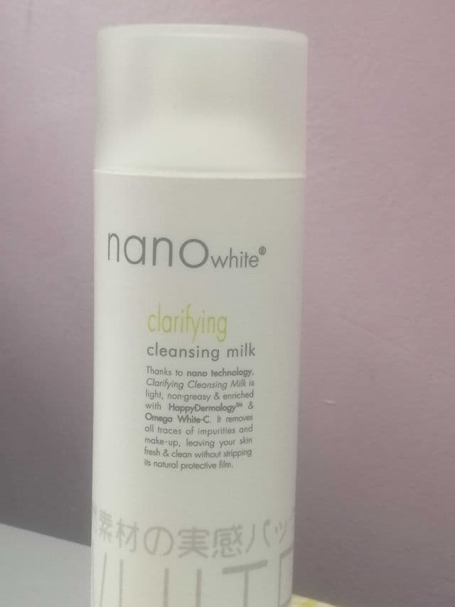 Nano White Clarifying Cleansing Milk review photo by sevenstars