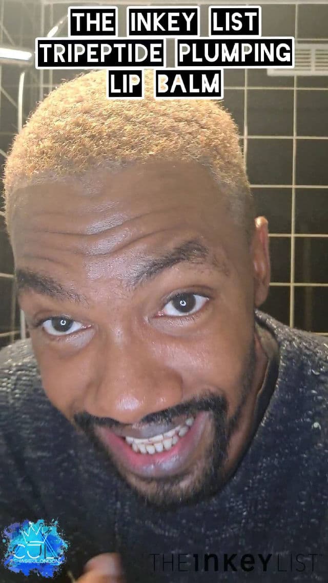 The Inkey List Tripeptide Plumping Lip Balm review photo by CHASEJLONDON