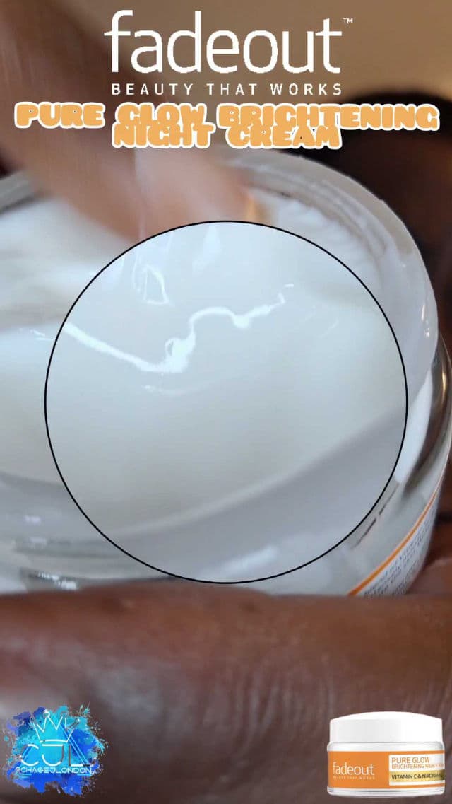 fadeout Pure Glow Brightening Night Cream review photo by CHASEJLONDON