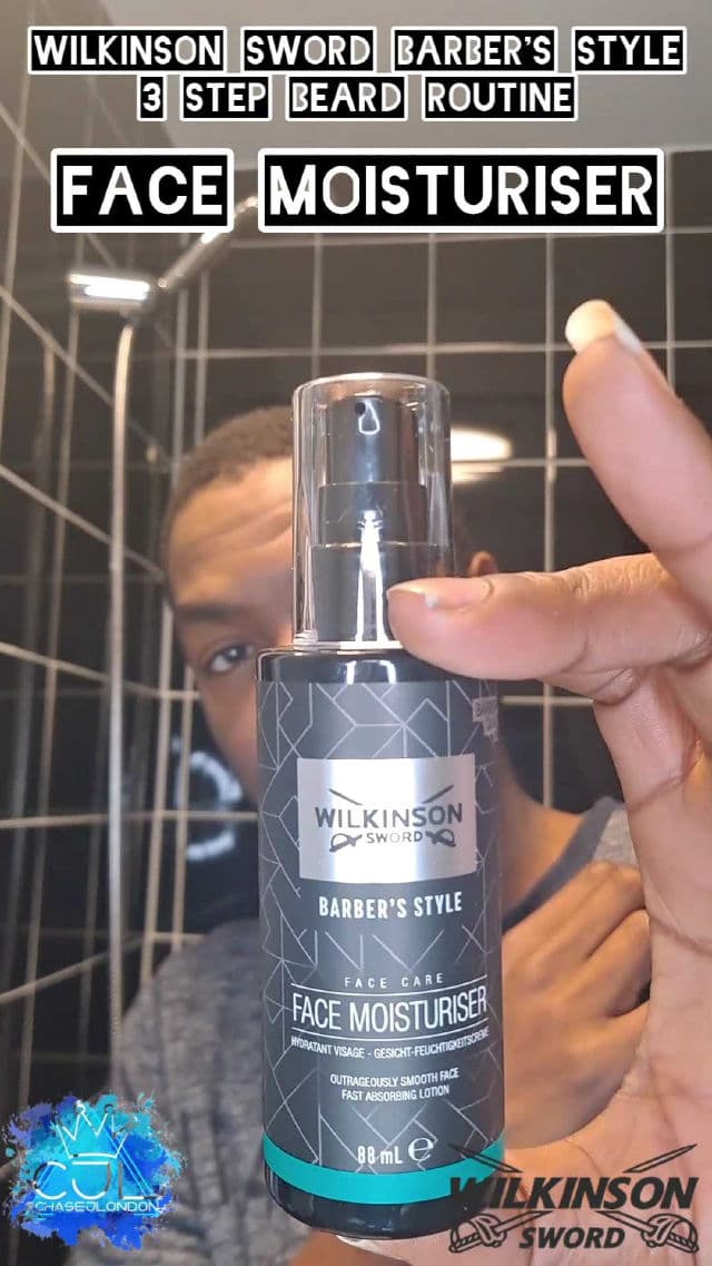 Wilkinson Sword Barber's Style Face Moisturiser review photo by CHASEJLONDON